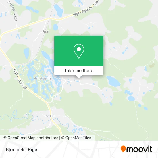 Bļodnieki map