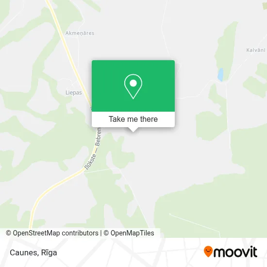 Caunes map