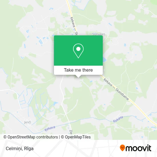 Celmiņi map