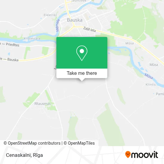 Cenaskalni map