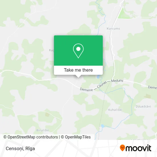 Censoņi map