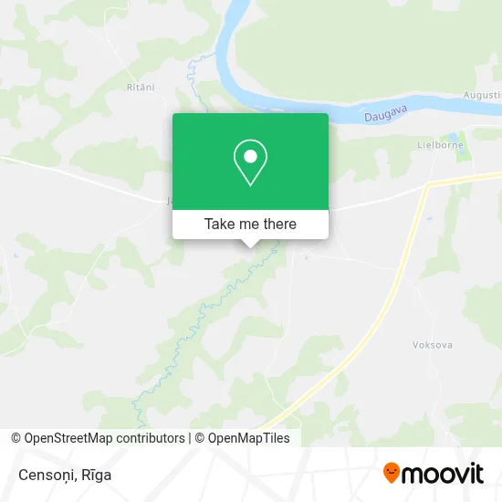Censoņi map