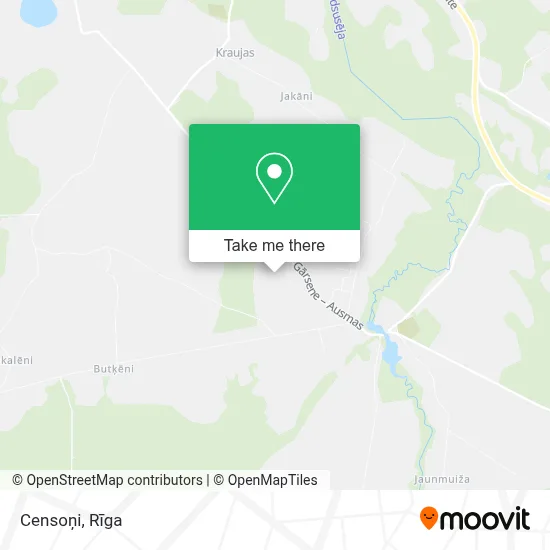 Censoņi map
