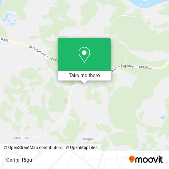 Ceriņi map