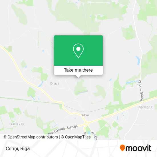 Ceriņi map