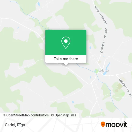 Ceriņi map