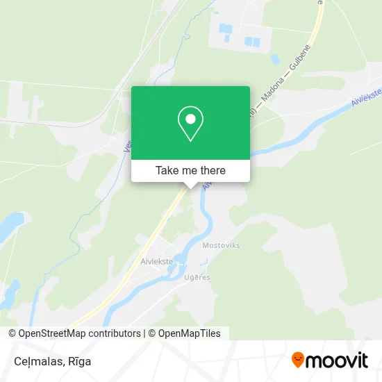 Ceļmalas map