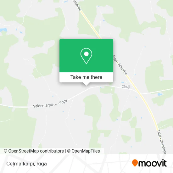 Ceļmalkaipi map