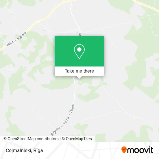 Ceļmalnieki map