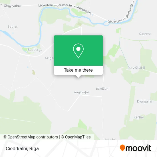 Ciedrkalni map