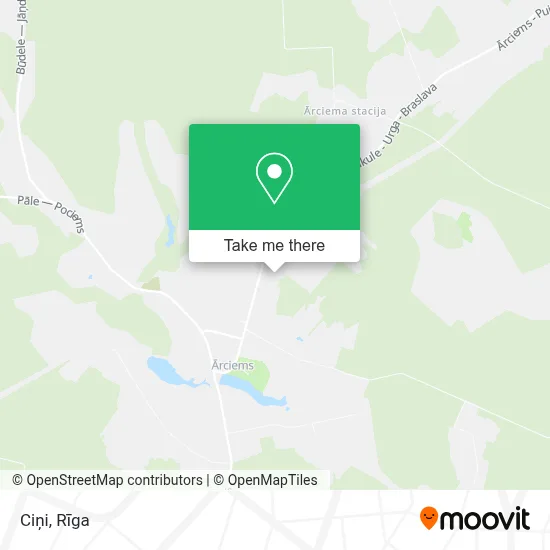 Ciņi map