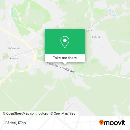Cēderi map