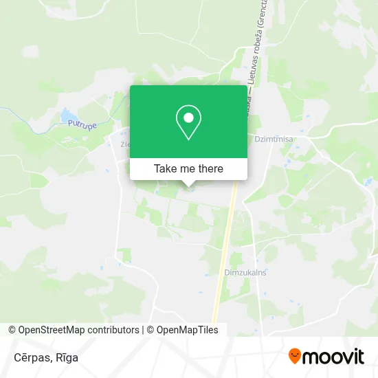 Cērpas map