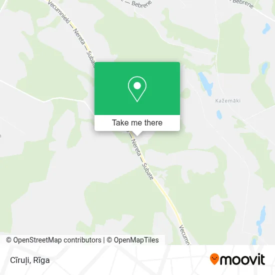 Cīruļi map
