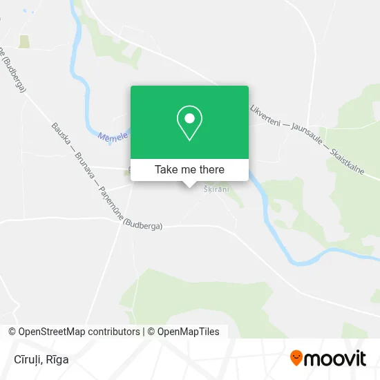 Cīruļi map