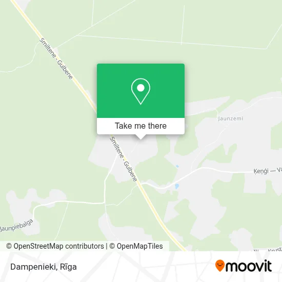 Dampenieki map