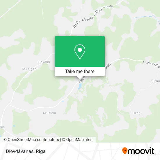 Dievdāvanas map