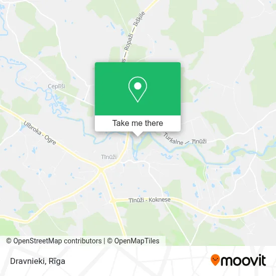 Dravnieki map