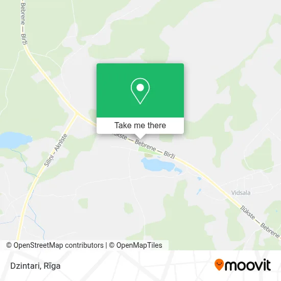 Dzintari map