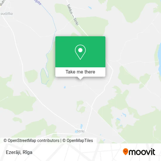 Ezerāji map