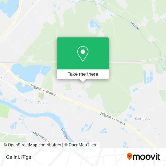 Galiņi map