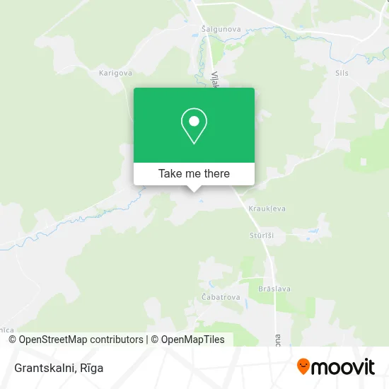 Grantskalni map