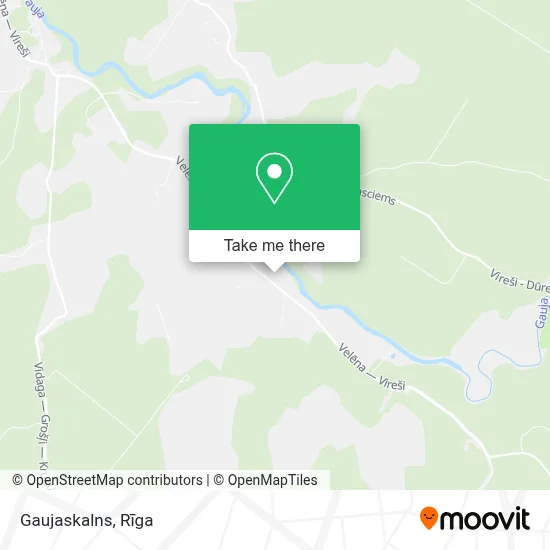 Gaujaskalns map