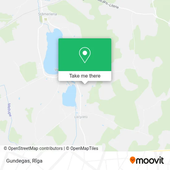 Gundegas map