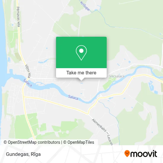 Gundegas map