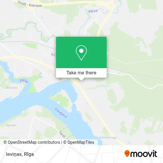 Ieviņas map