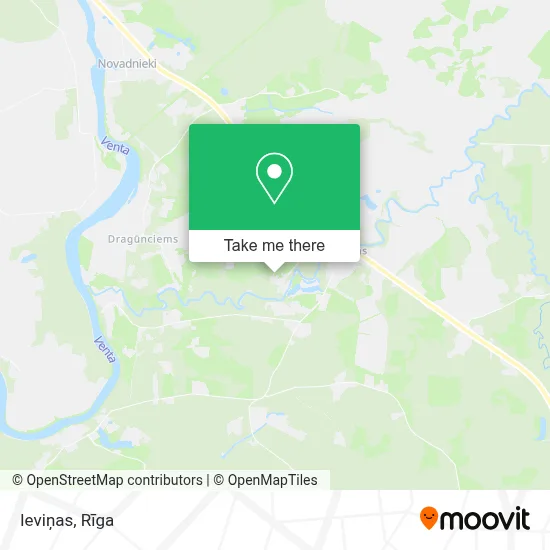 Ieviņas map