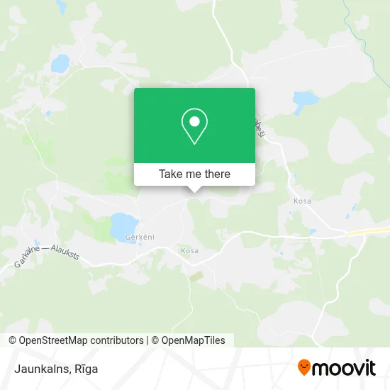 Jaunkalns map