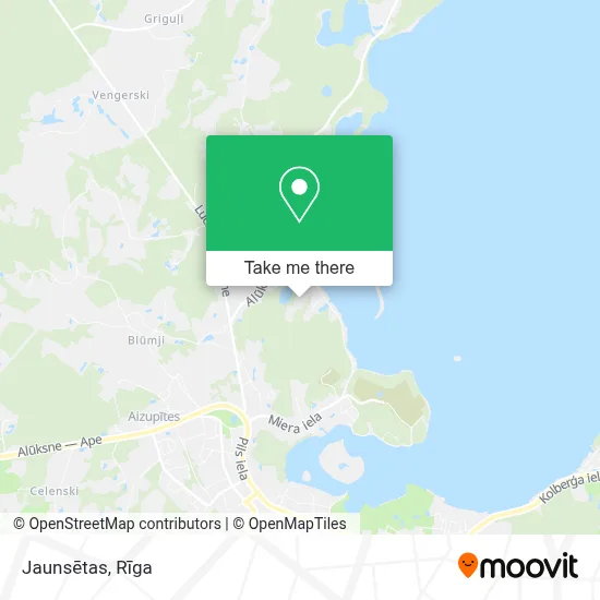 Jaunsētas map