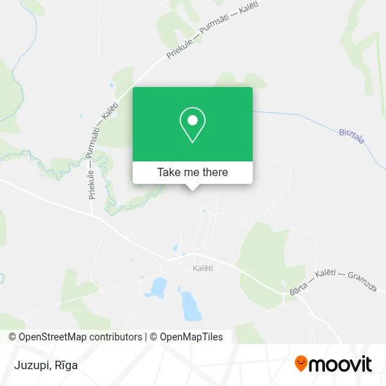 Juzupi map