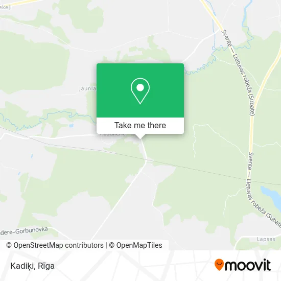 Kadiķi map