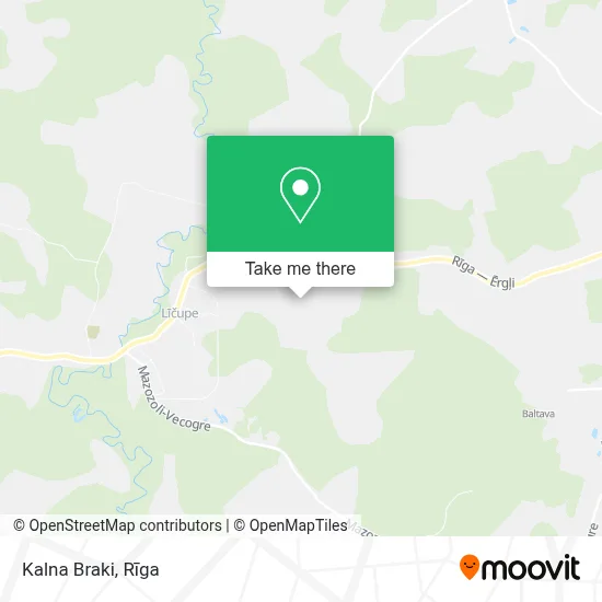Kalna Braki map