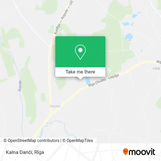 Kalna Danči map