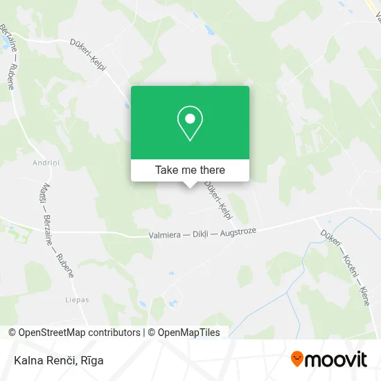Kalna Renči map