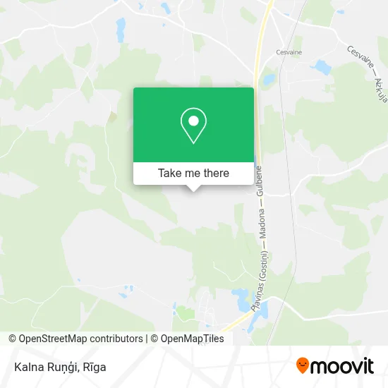 Kalna Ruņģi map