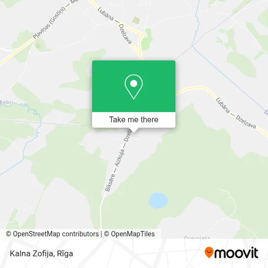 Kalna Zofija map