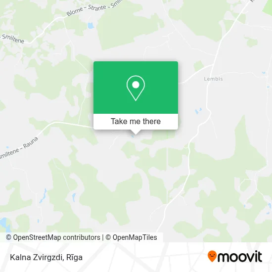 Kalna Zvirgzdi map