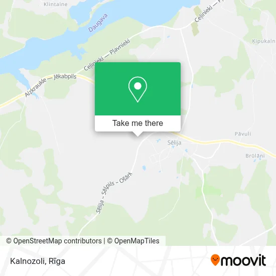 Kalnozoli map