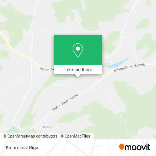 Kalnrozes map