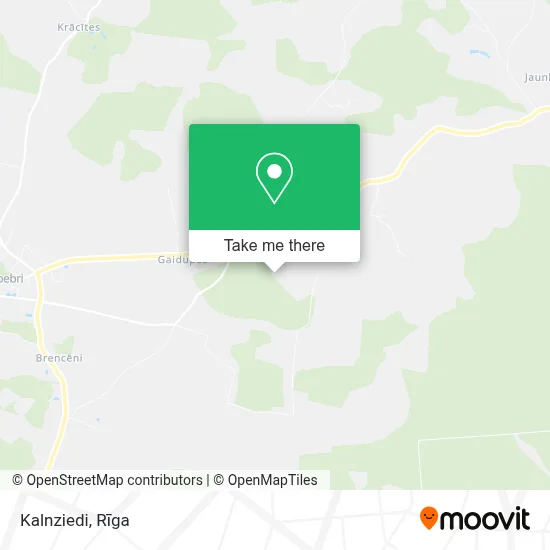 Kalnziedi map