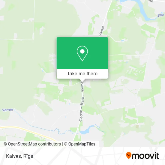 Kalves map