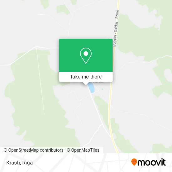 Krasti map