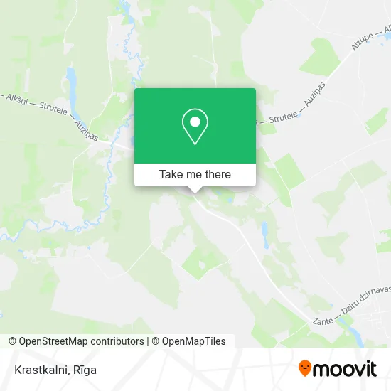 Krastkalni map