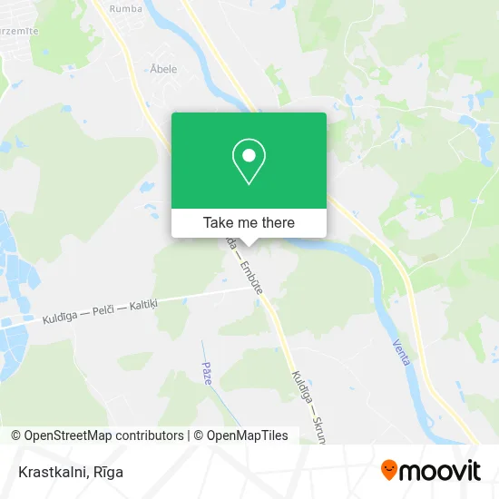 Krastkalni map