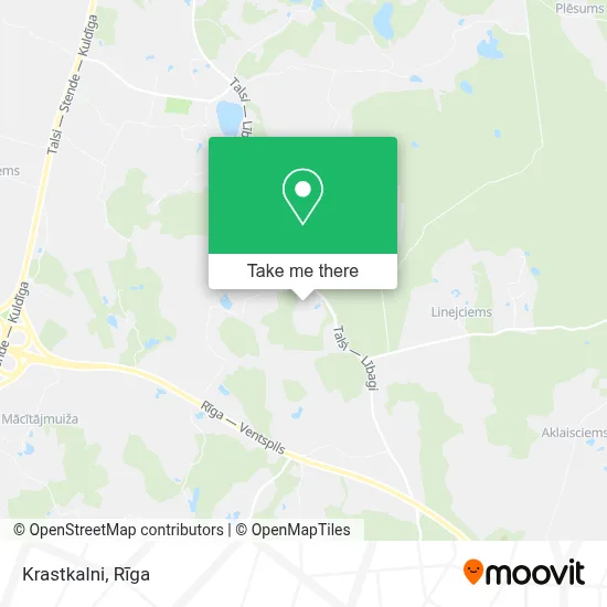 Krastkalni map