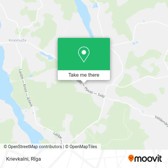 Krievkalni map